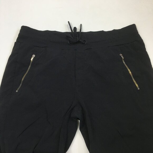 ATHLETA Black TREKKIE NORTH Zipper Pockets Drawstring Waist Jogger Pant - Picture 4 of 13